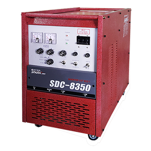 스파크 Co2용접기 SDC-8350 최고급형 220V 380V 검교정 편리 아크특성 조절 가능